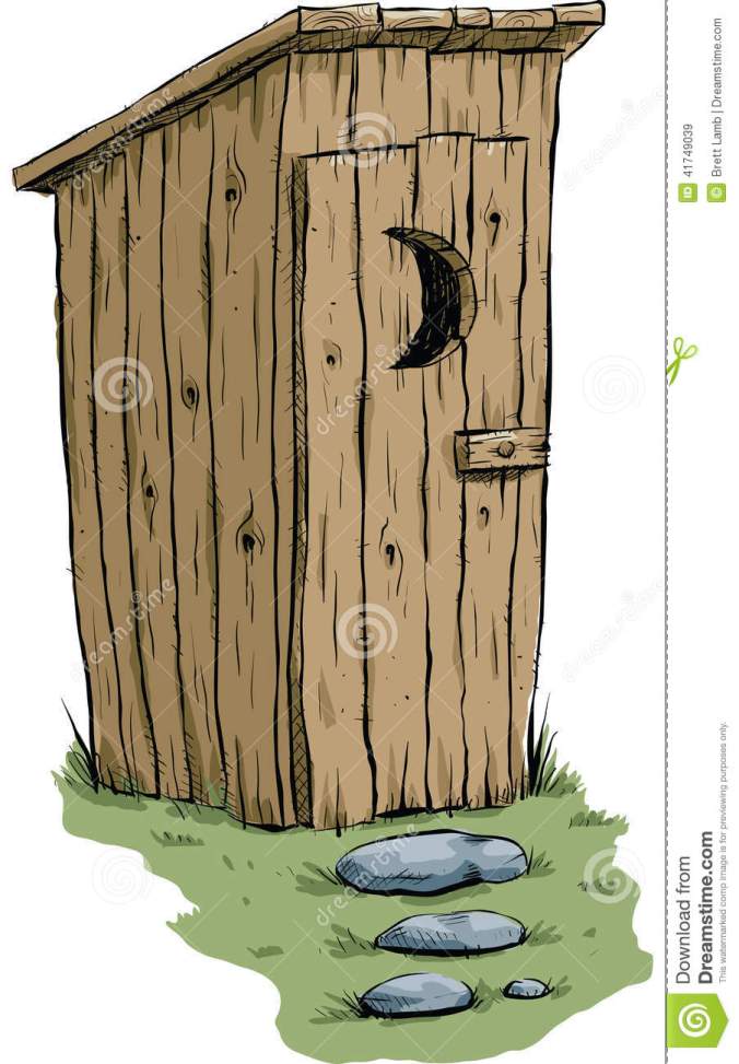 outhouse-retro-cartoon-made-wood-stone-path-41749039